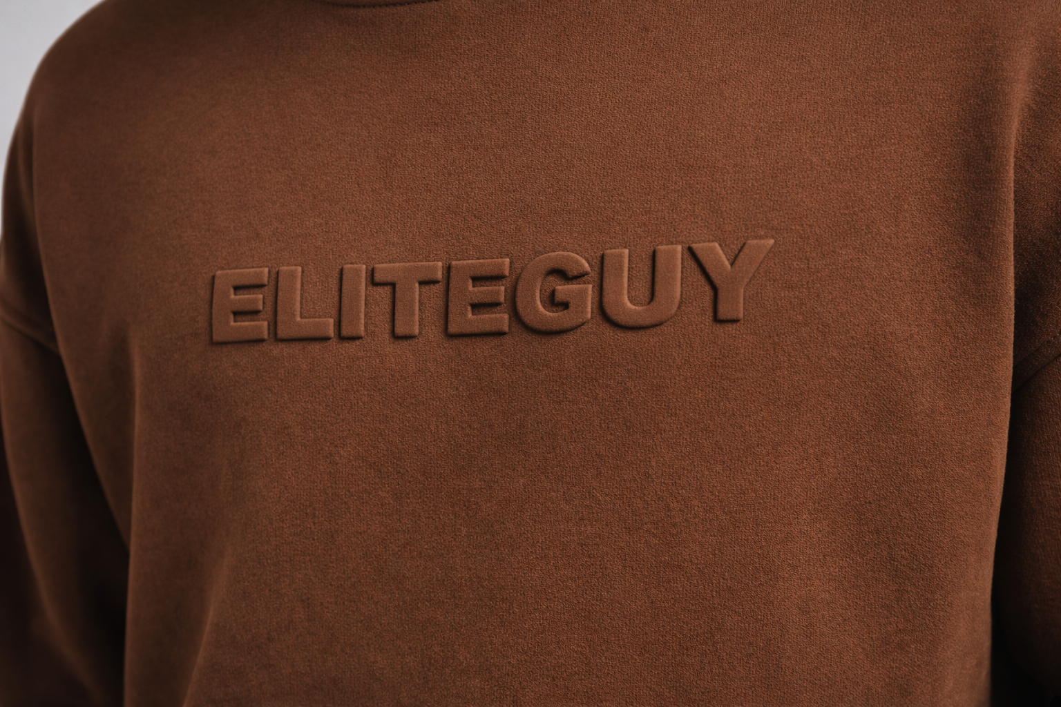 Elite Guy Premium Oversized Hoodie - Coffee Brown