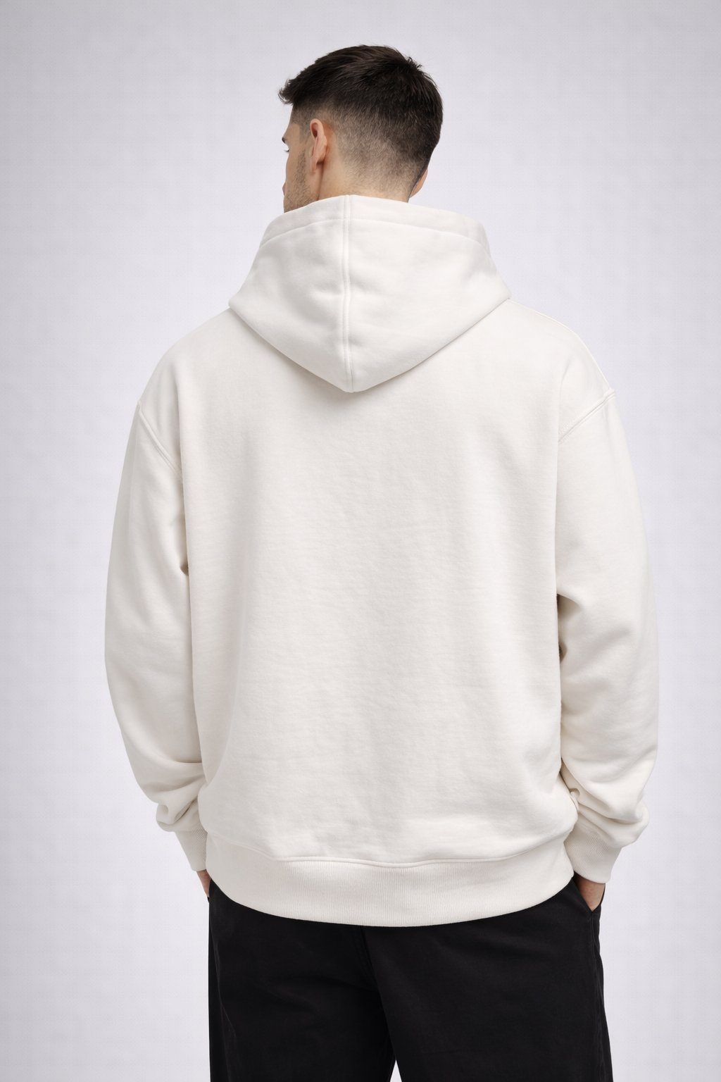 Elite Guy Premium Oversized Hoodie - Off White
